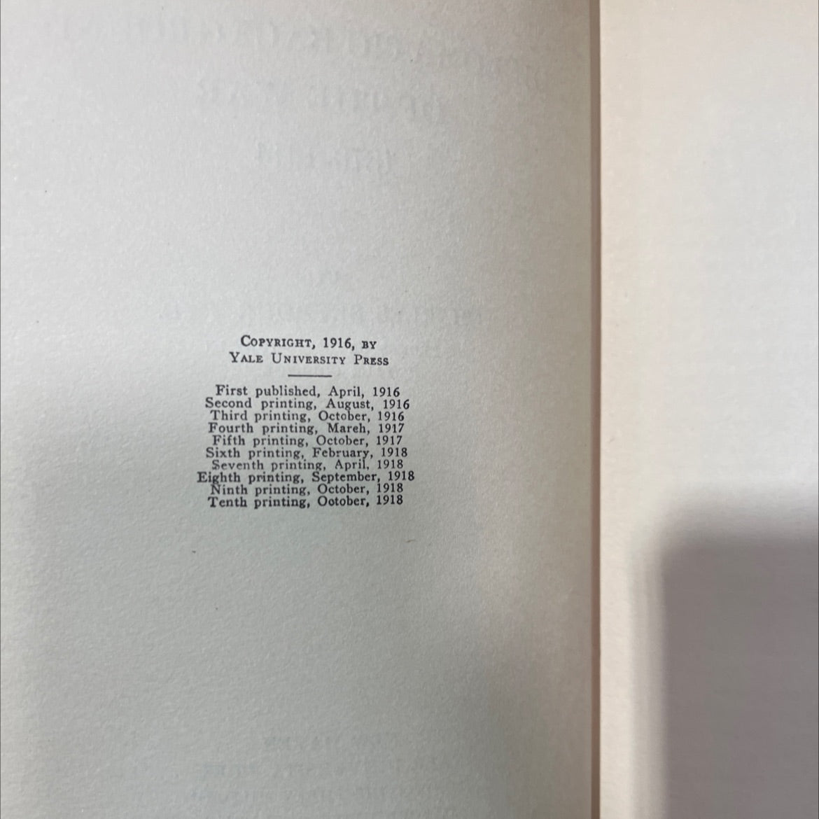 the diplomatic background of the war 1870-1914 book, by charles seymour, 1918 Hardcover image 3