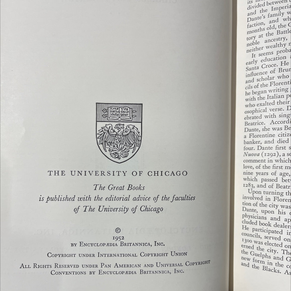 the divine comedy of dante alighieri translated by charles eliot norton book, by dante alighieri, 1952 Hardcover image 3