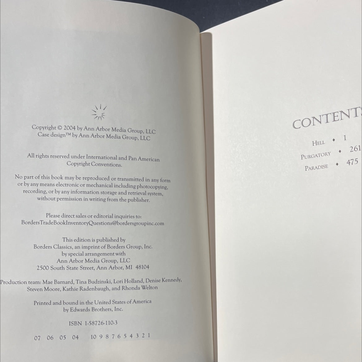 the divine comedy book, by dante alighieri, 2004 Leather image 3