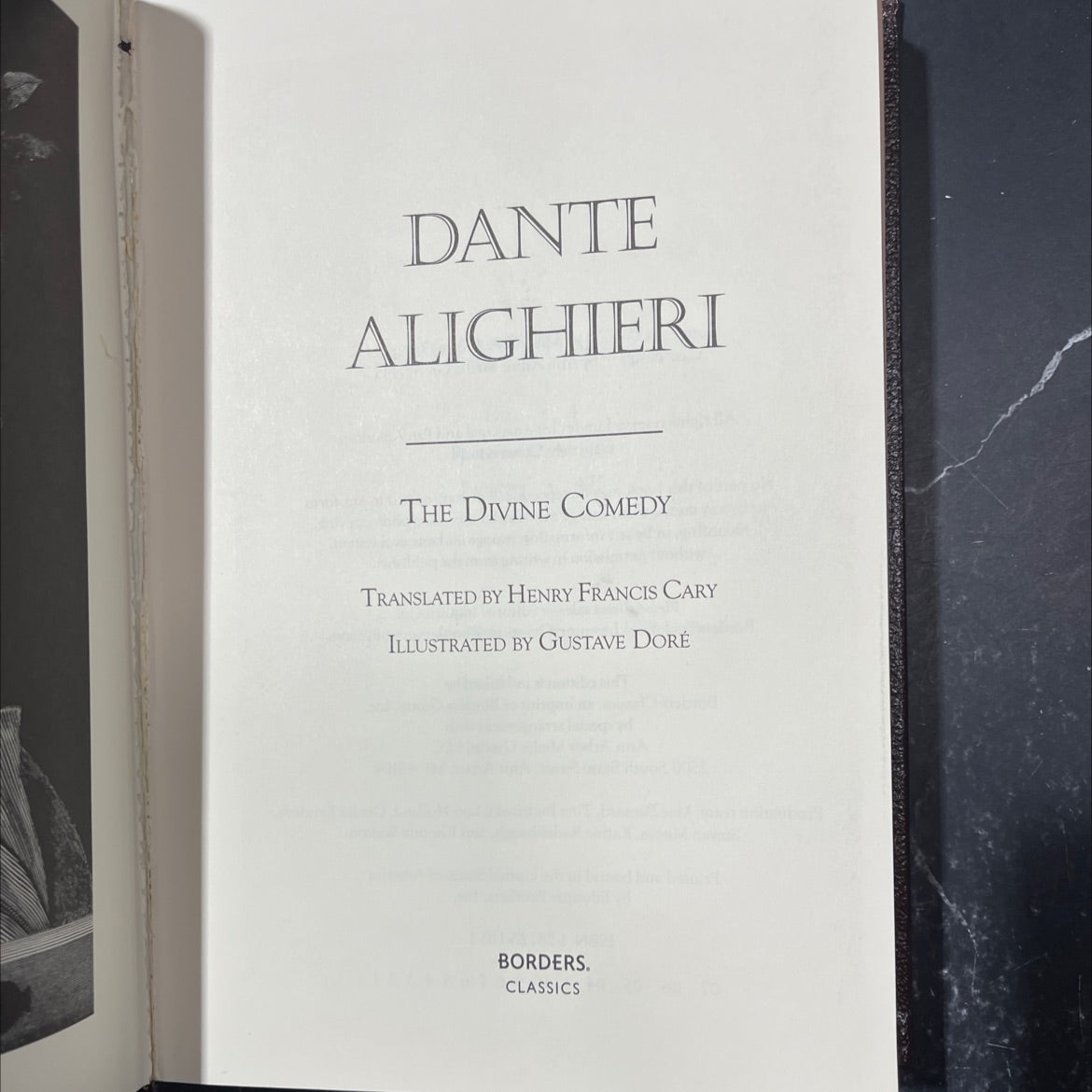 the divine comedy book, by dante alighieri, 2004 Leather image 2