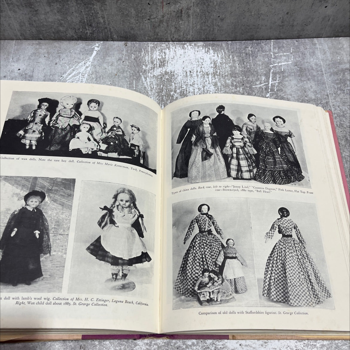 the dolls of yesterday book, by eleanor st. george, 1948 Hardcover image 4