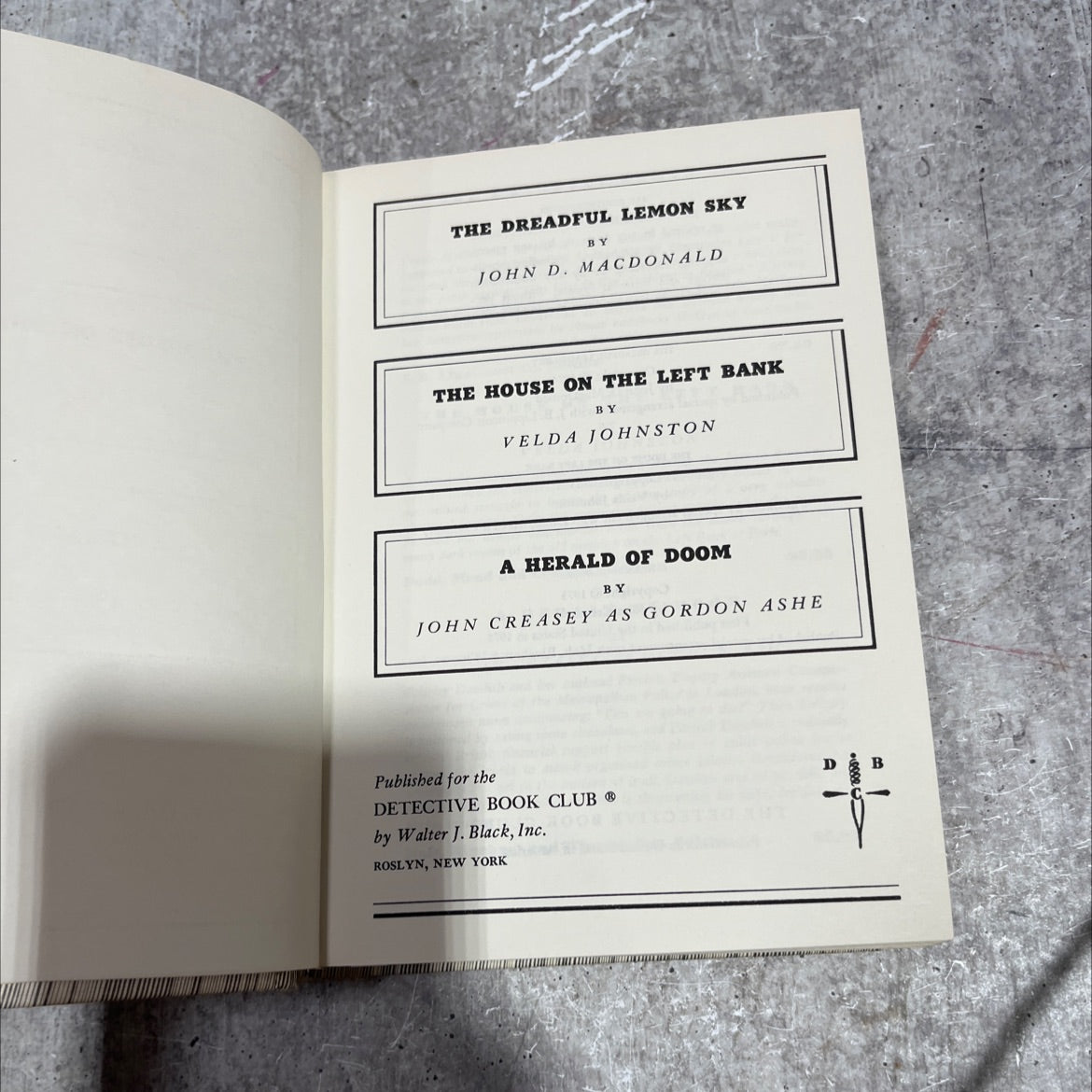 the dreadful lemon sky book, by john d. macdonald, 1974 Hardcover image 2