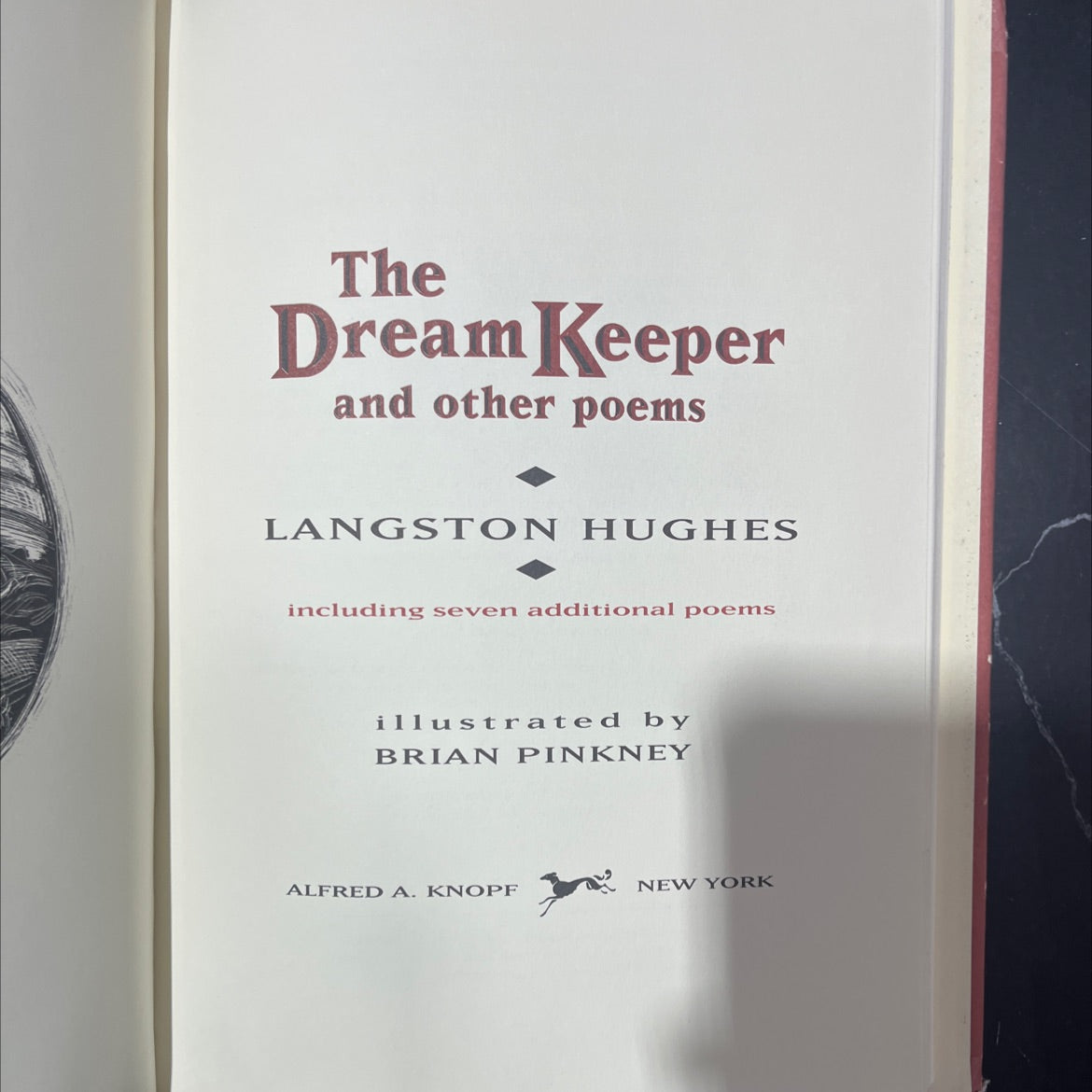 the dream keeper and other poems book, by langston hughes, 1994 Hardcover image 2