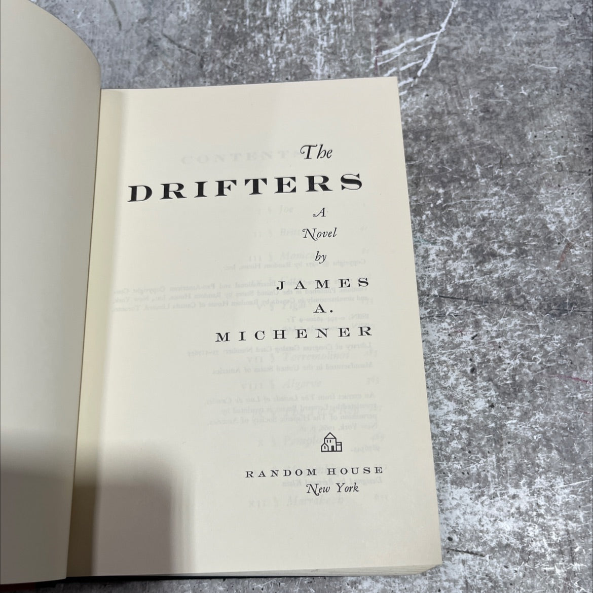 the drifters a britt novel book, by james a. michener, 1971 Hardcover image 2