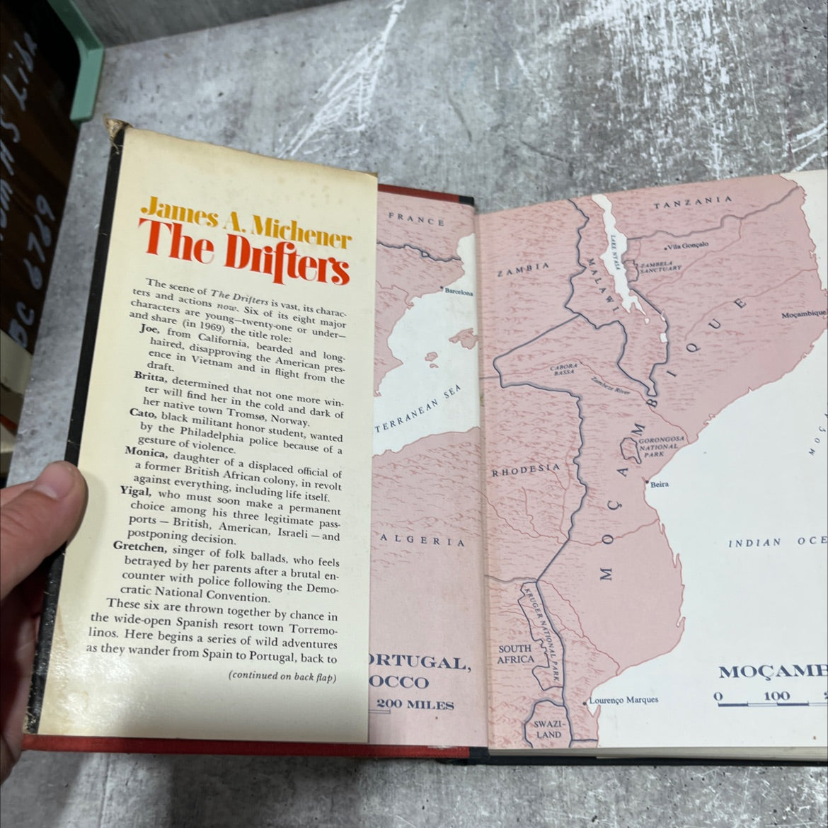 the drifters a britt novel book, by james a. michener, 1971 Hardcover image 4