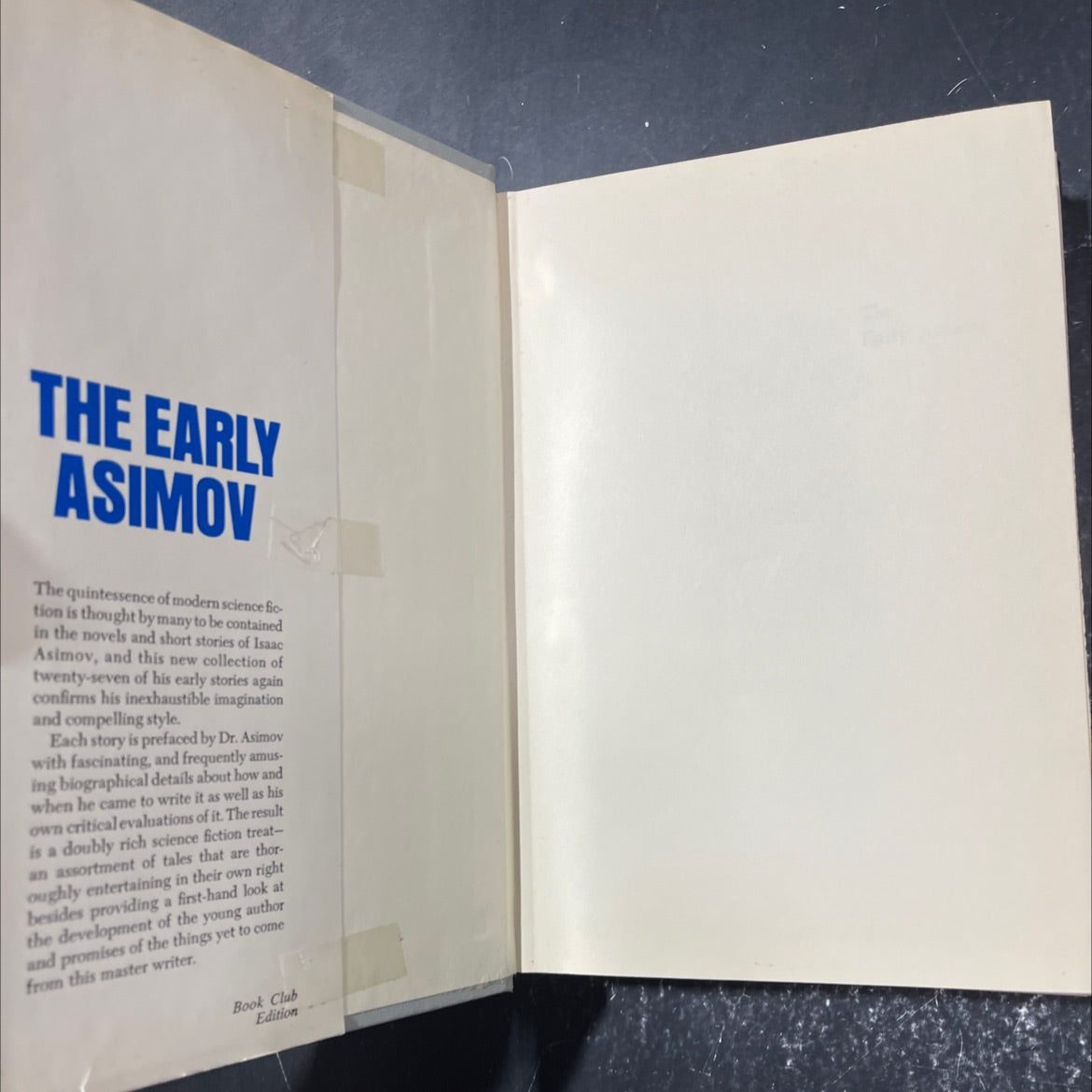 the early asimov or, eleven years of trying book, by isaac asimov, 1972 Hardcover image 4
