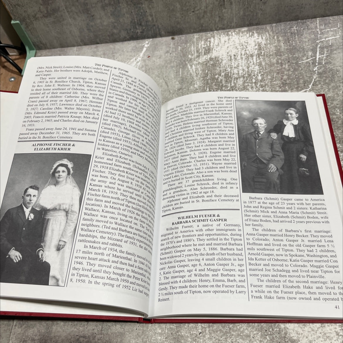 the early day people of tipton, kansas book, by yags yuan, 2010 Hardcover image 4