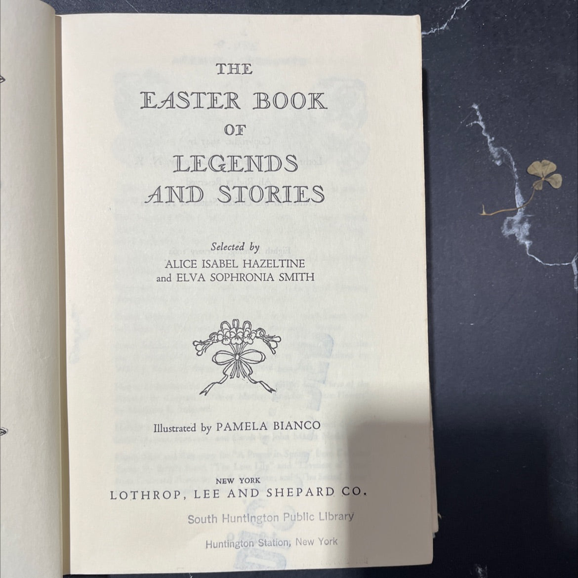 the easter book of legends and stories book, by alice isabel hazeltine, elva sophronia smith, 1962 Hardcover image 2