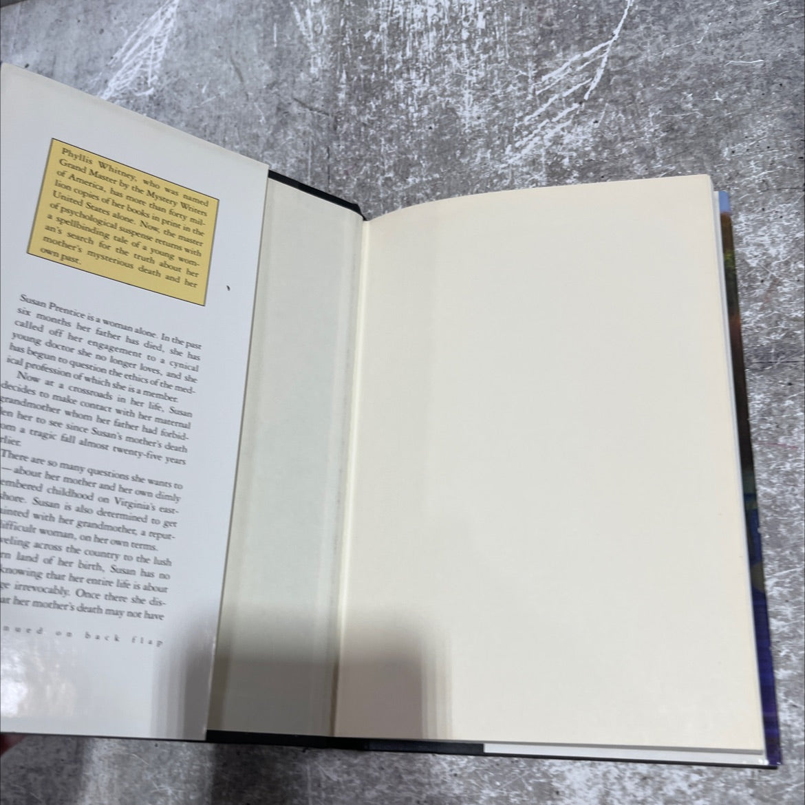 the ebony swan book, by Phyllis A. Whitney, 1992 Hardcover image 4