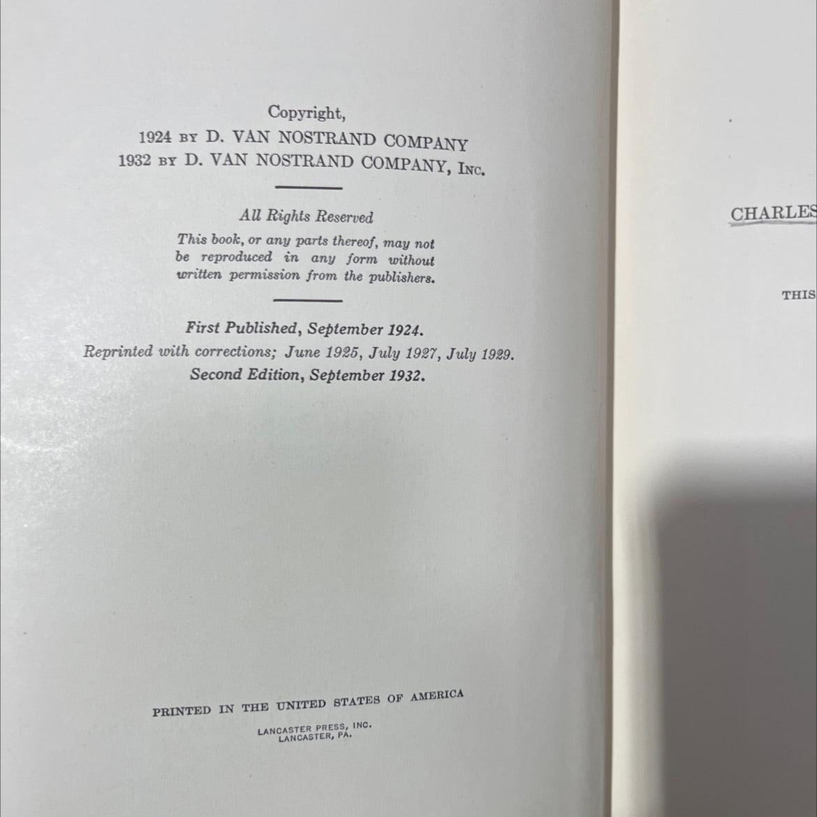 the elements of machine design book, by s. j. berard, e. o. waters, 1932 Hardcover image 3