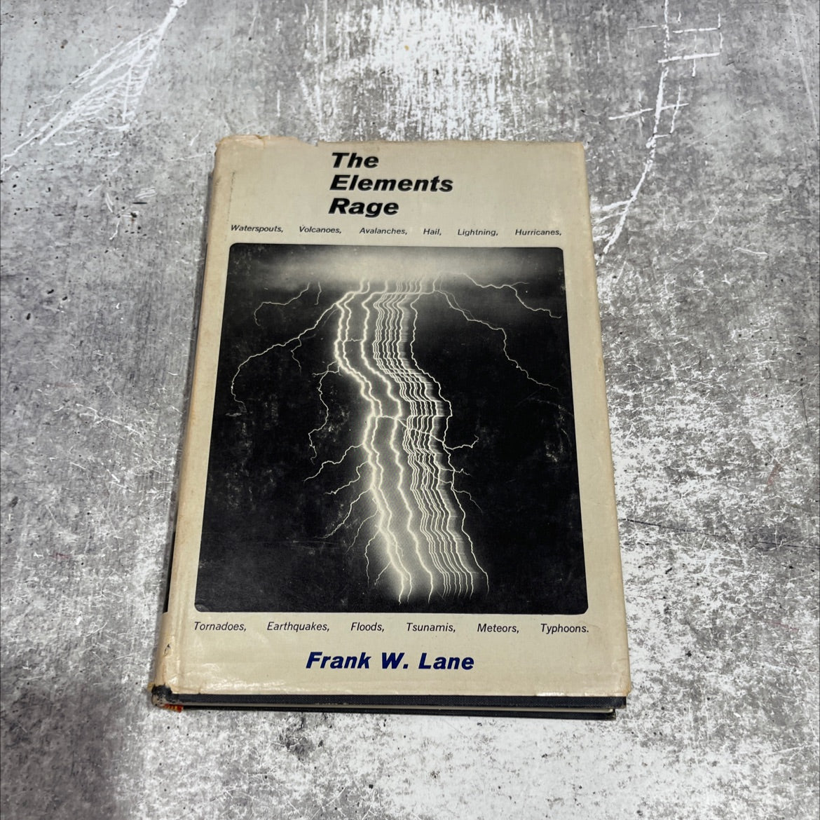 the elements rage book, by Frank W. Lane, 1965 Hardcover image 1