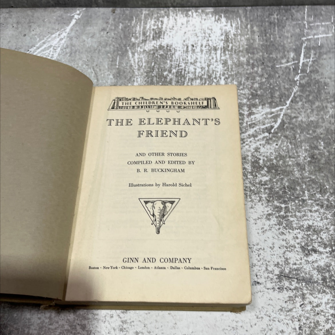 the elephant's friend and other stories book, by b. r. buckingham, 1934 Hardcover image 2