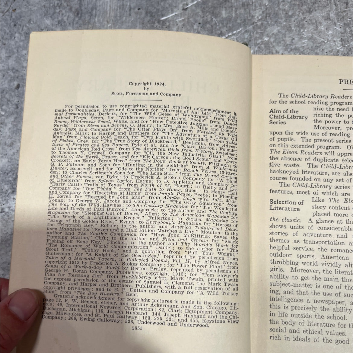 the elson extension series child-library readers book seven book, by william h. elson, mary h. burris, 1928 Hardcover image 3