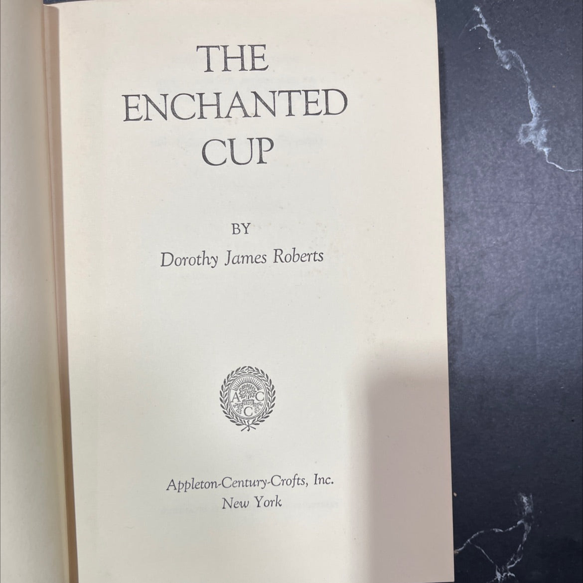 the enchanted cup book, by dorothy james roberts, 1953 Hardcover image 2