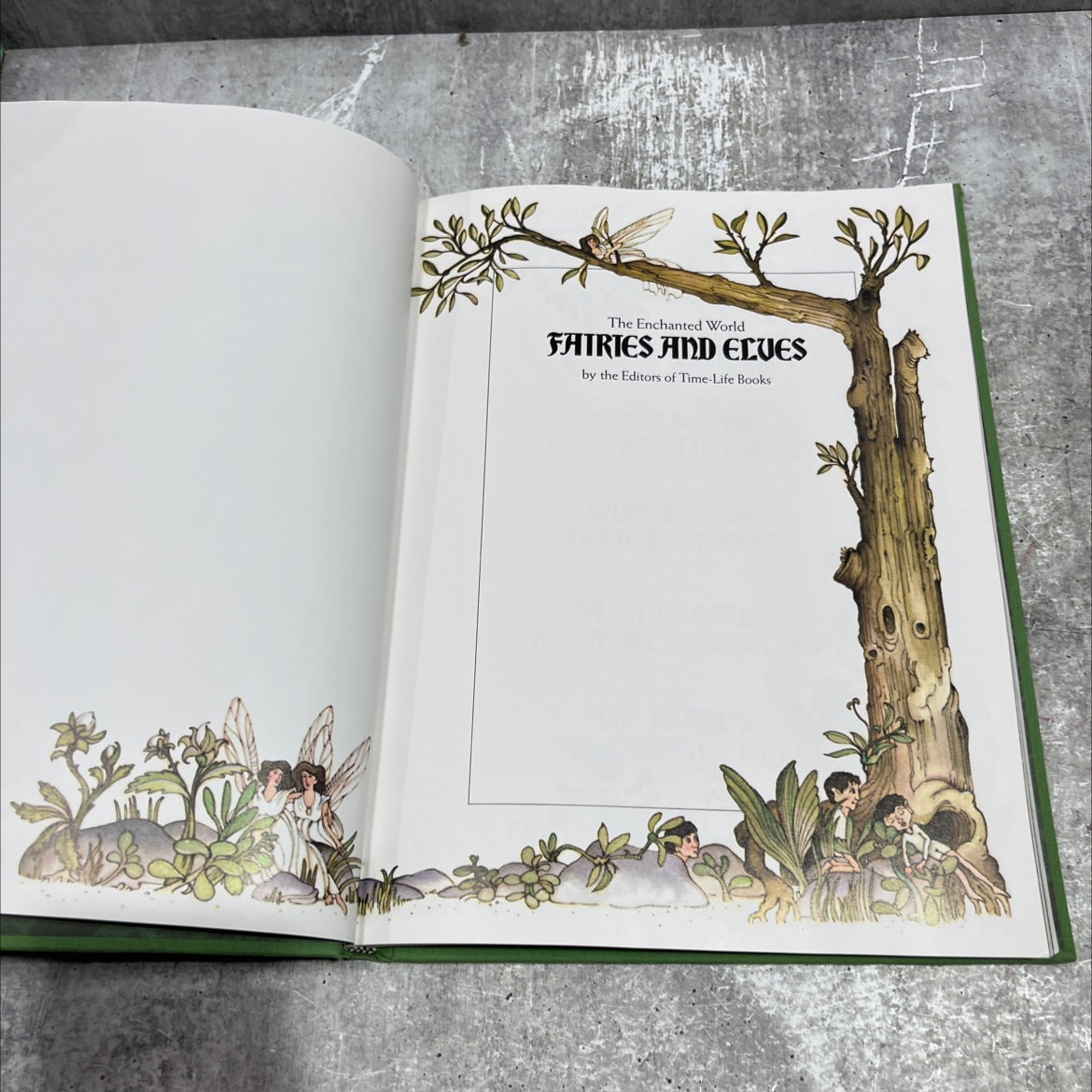 the enchanted world fairies and elves book, by Editors of Time-Life Books, 1988 Hardcover image 2