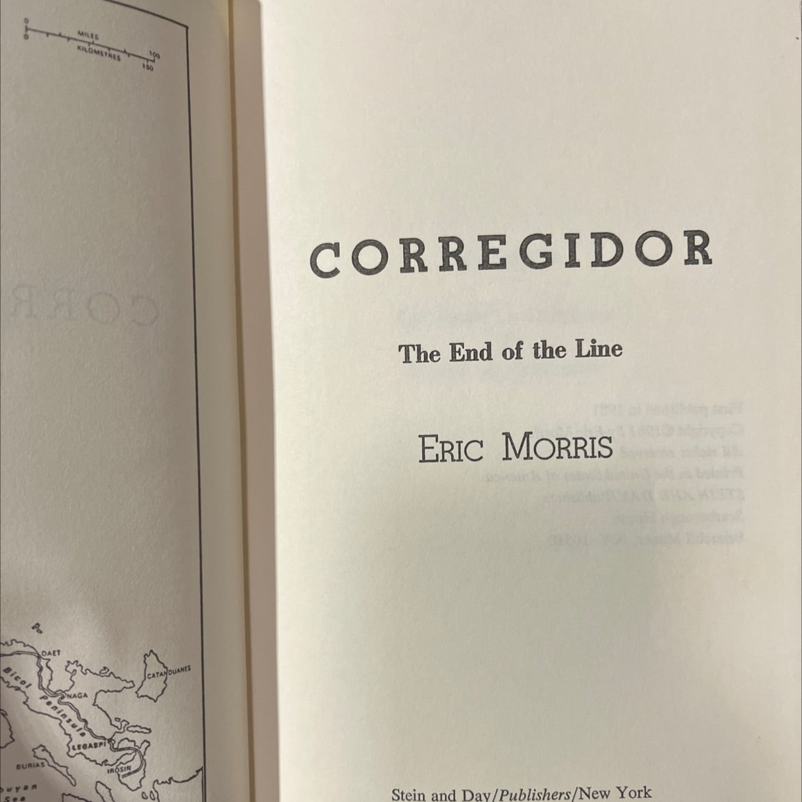 the end of the line book, by eric morris, 1981 Hardcover image 2