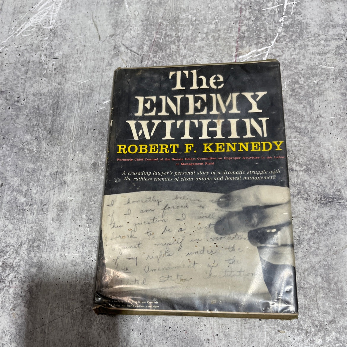 the enemy within book, by Robert F. Kennedy, 1960 Hardcover image 1