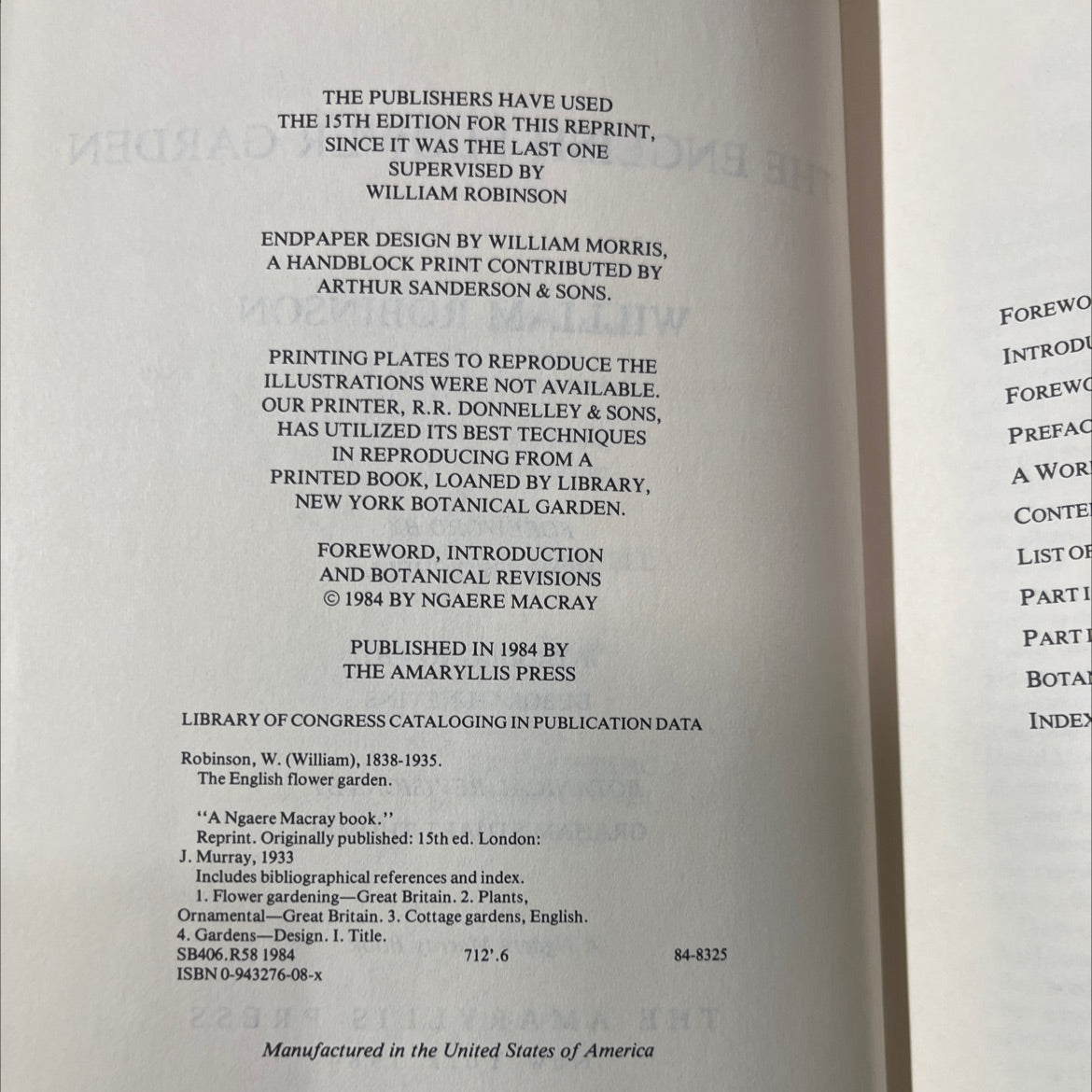 the english flower garden book, by william robinson, 1984 Hardcover image 3