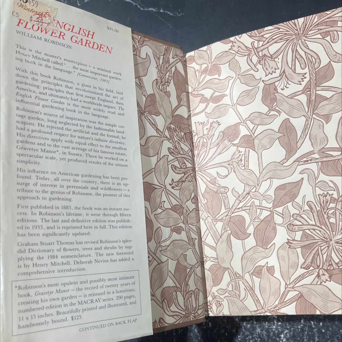 the english flower garden book, by william robinson, 1984 Hardcover image 4