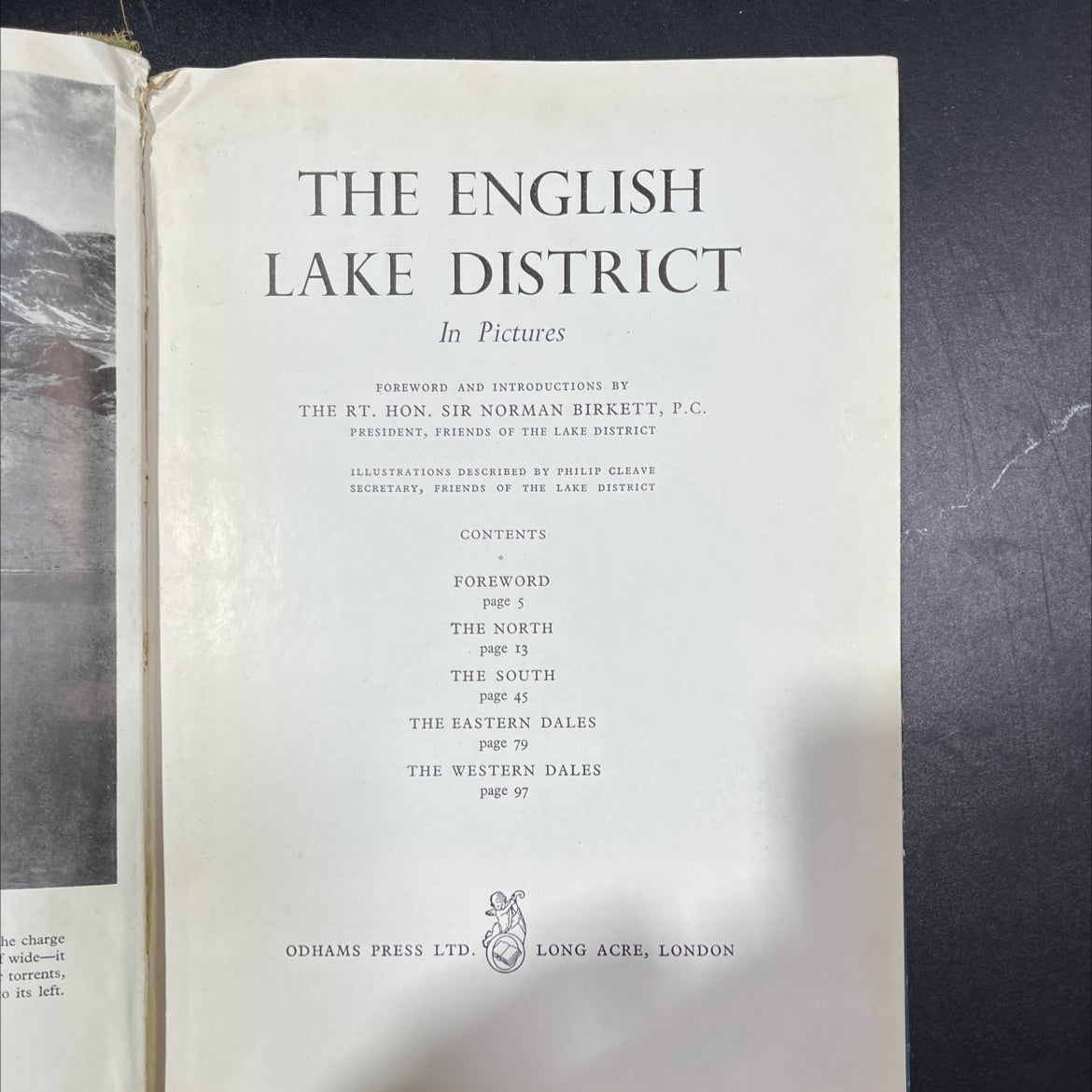 the english lake district in pictures book, by sir norman birkett, 1970 Hardcover, Vintage image 2