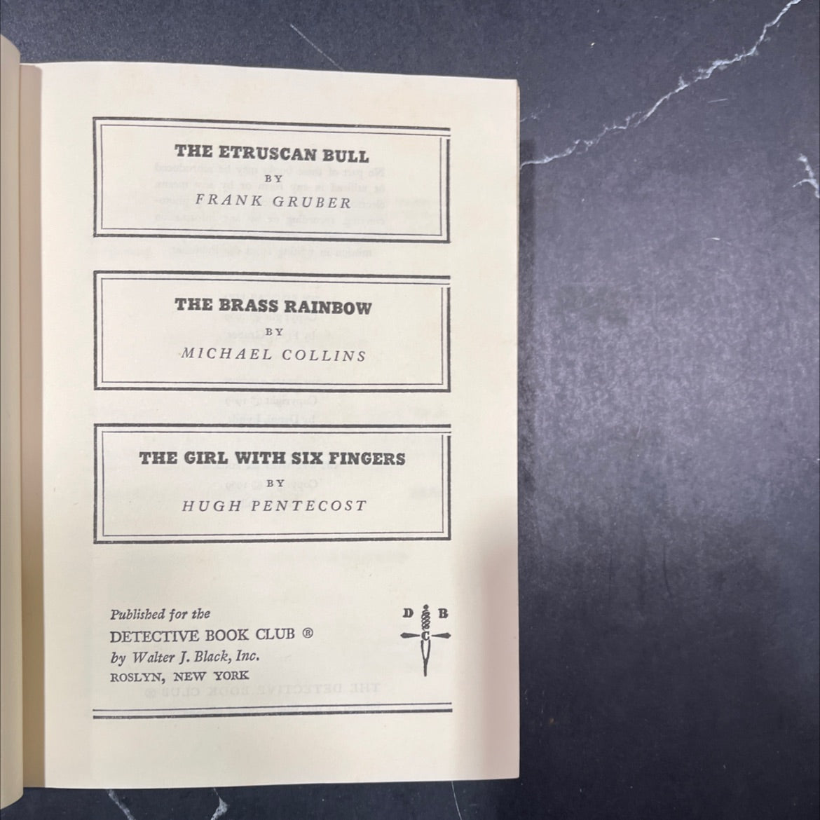 the etruscan bull book, by frank gruber, 1969 Hardcover image 2