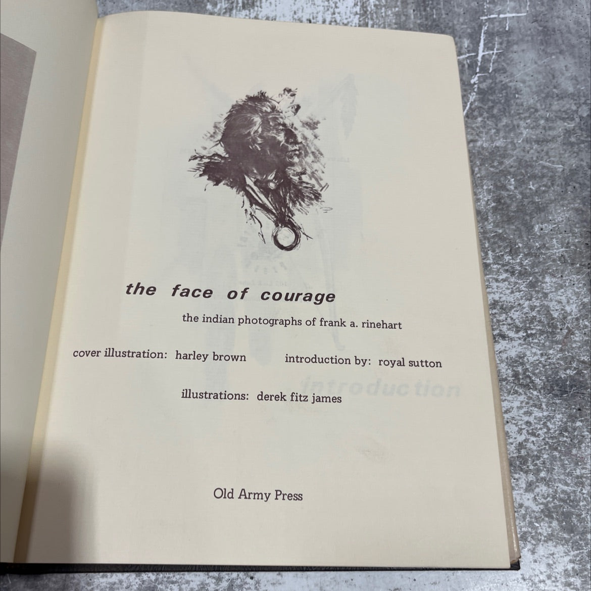 the face of courage the indian photographs of frank a. rinehart book, by frank a. rinehart, 1972 Hardcover image 2