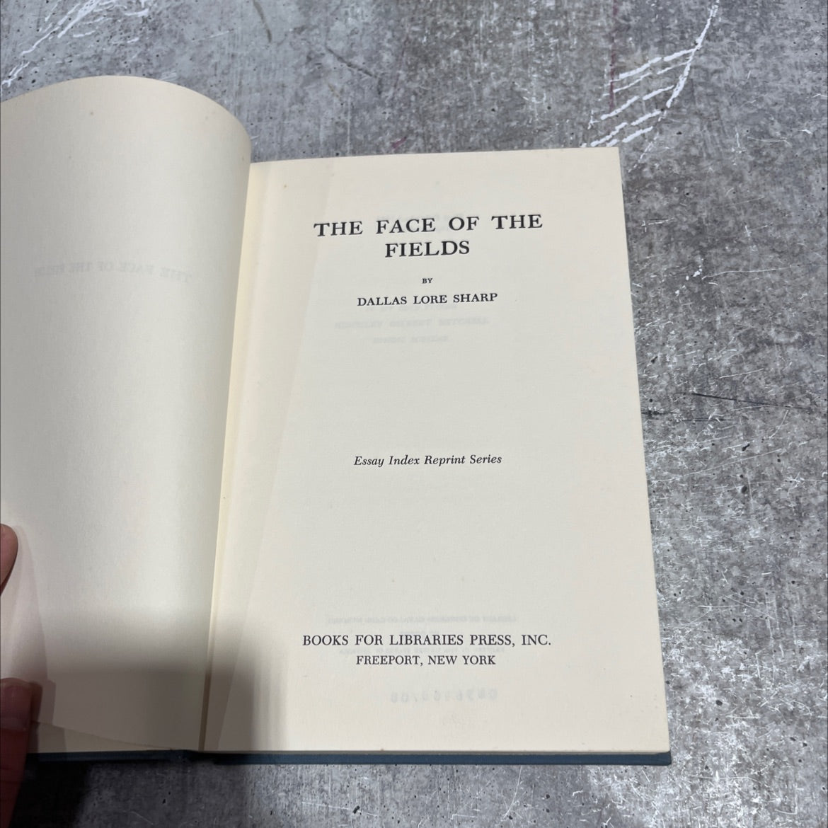 the face of the fields book, by dallas lore sharp, 1967 Hardcover image 2