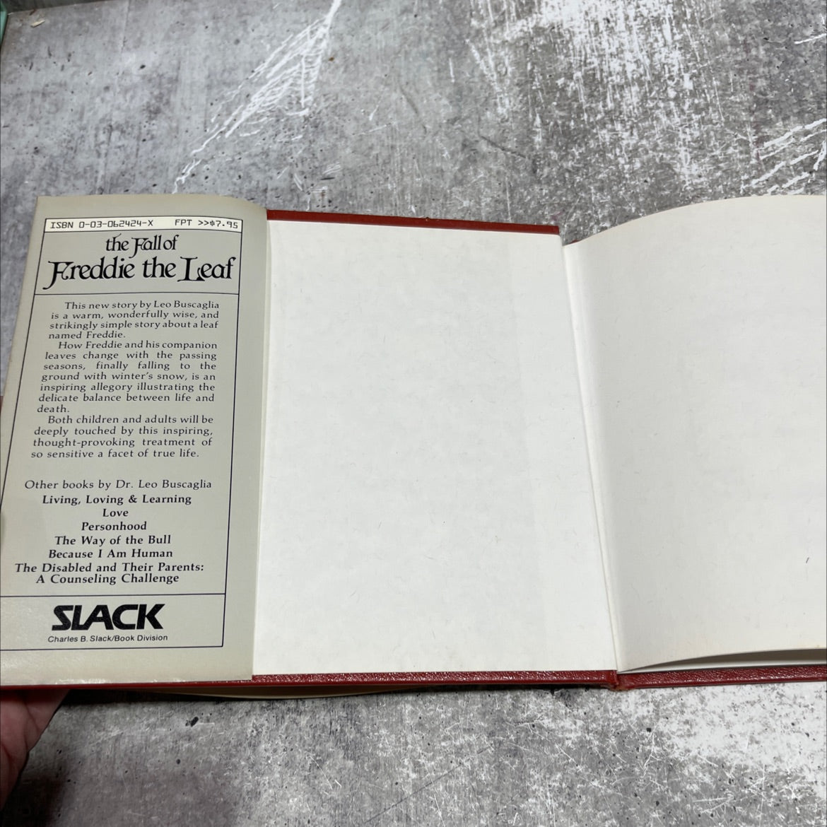 the fall of freddie the leaf a story of life for all ages book, by leo buscaglia, 1982 Hardcover image 4