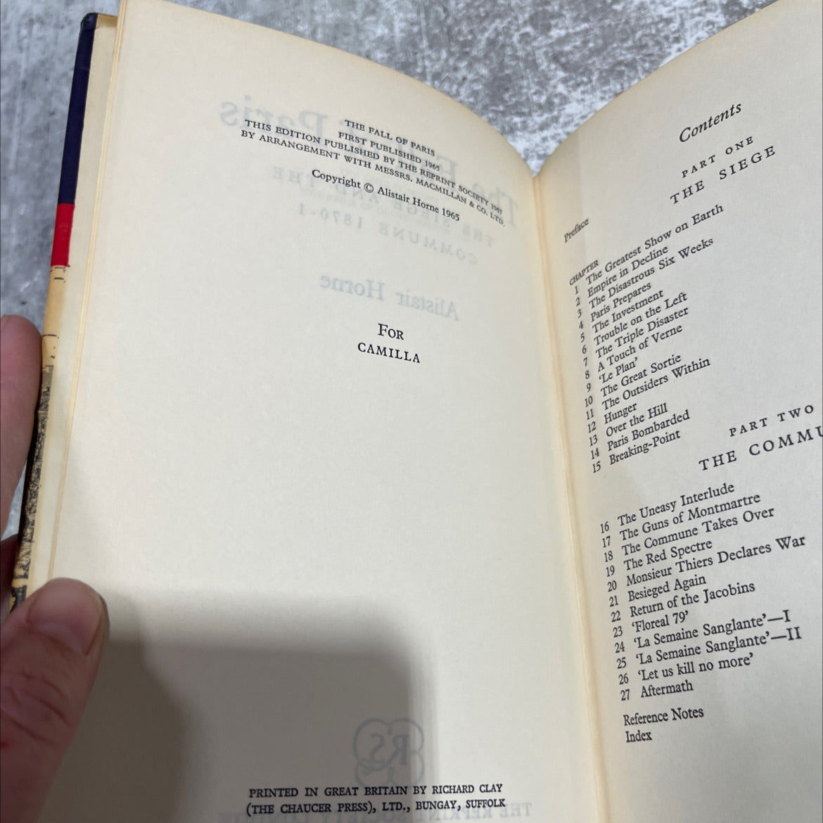 the fall of paris book, by alistair horne, 1965 Hardcover image 3