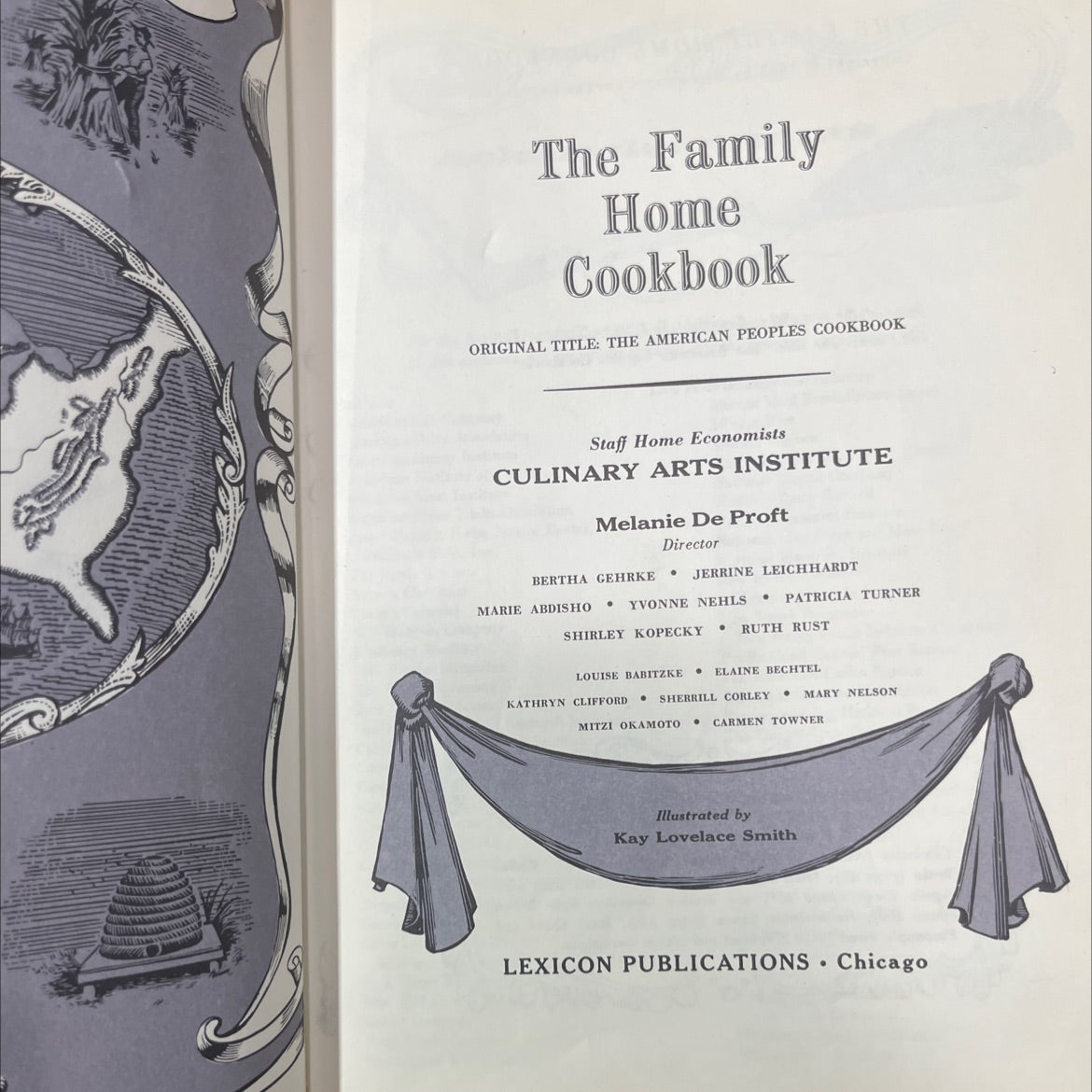 the family home cookbook book, by staff home economists culinary arts institute, 1963 Hardcover image 2