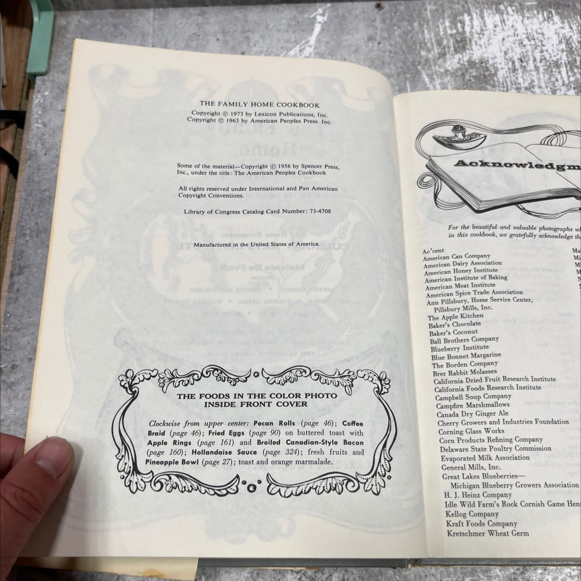 the family home cookbook book, by staff home economists culinary arts institute, 1973 Hardcover image 3