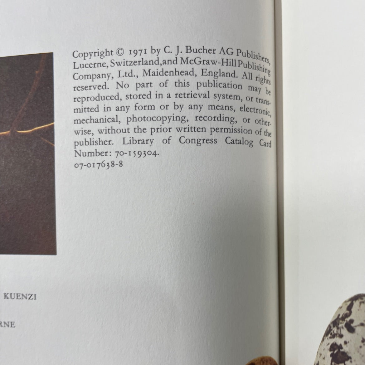 the family life of birds book, by hans d. dossenbach, 1971 Hardcover image 3