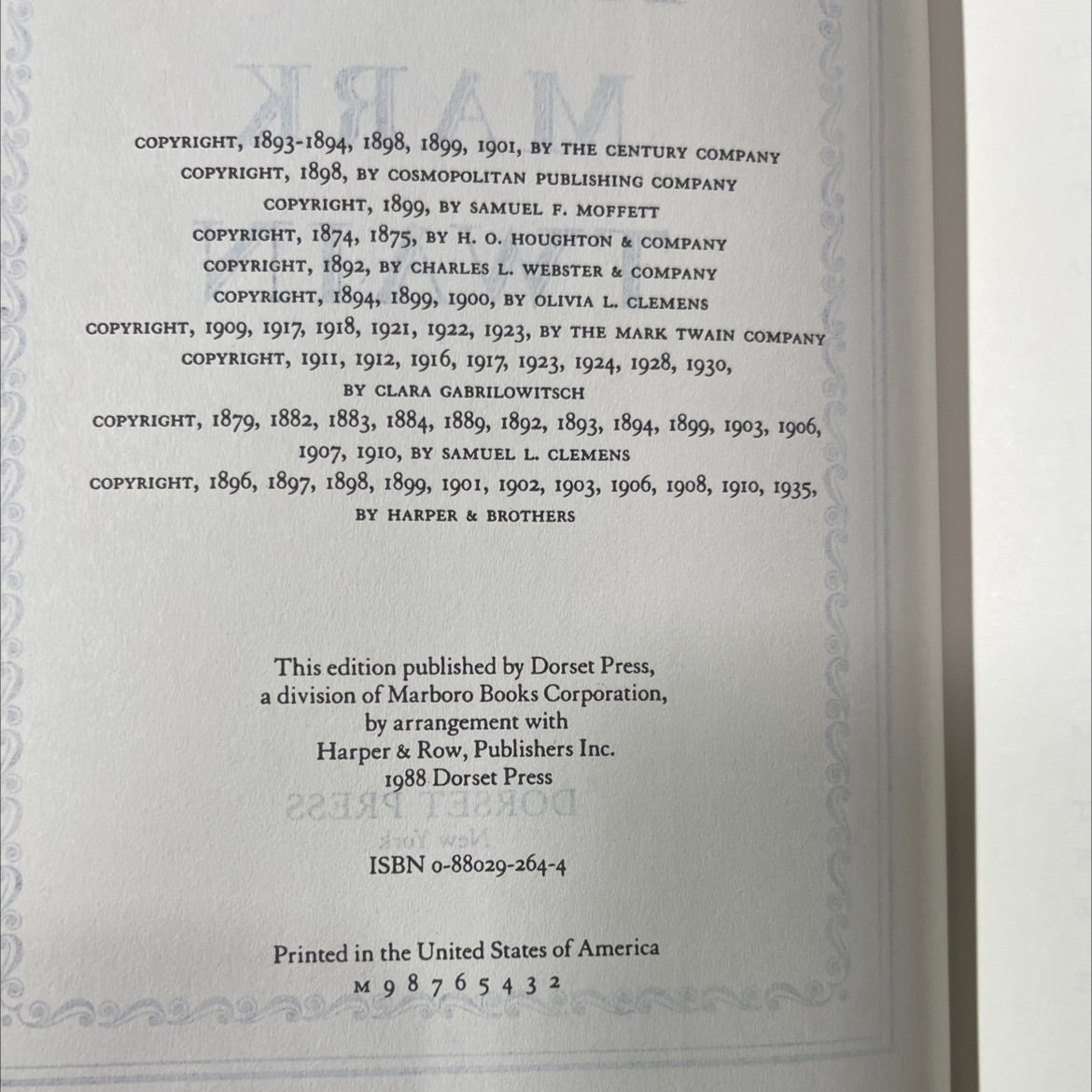 the family mark twain book, by samuel l. clemens, 1935 Hardcover image 3