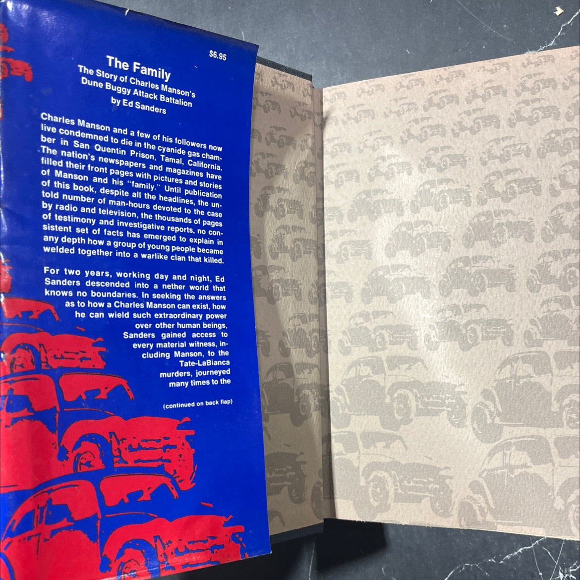 the family the story of charles manson's dune buggy attack battalion book, by ed sanders, 1971 Hardcover, First image 4