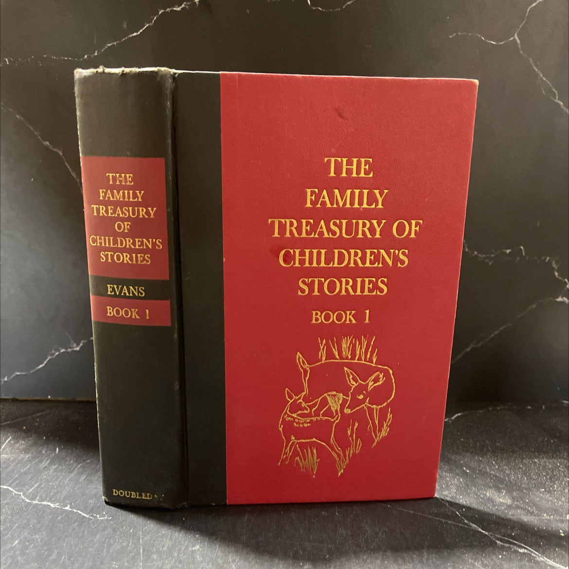 the family treasury of children's stories book one book, by Pauline Rush Evans, 1956 Hardcover image 1