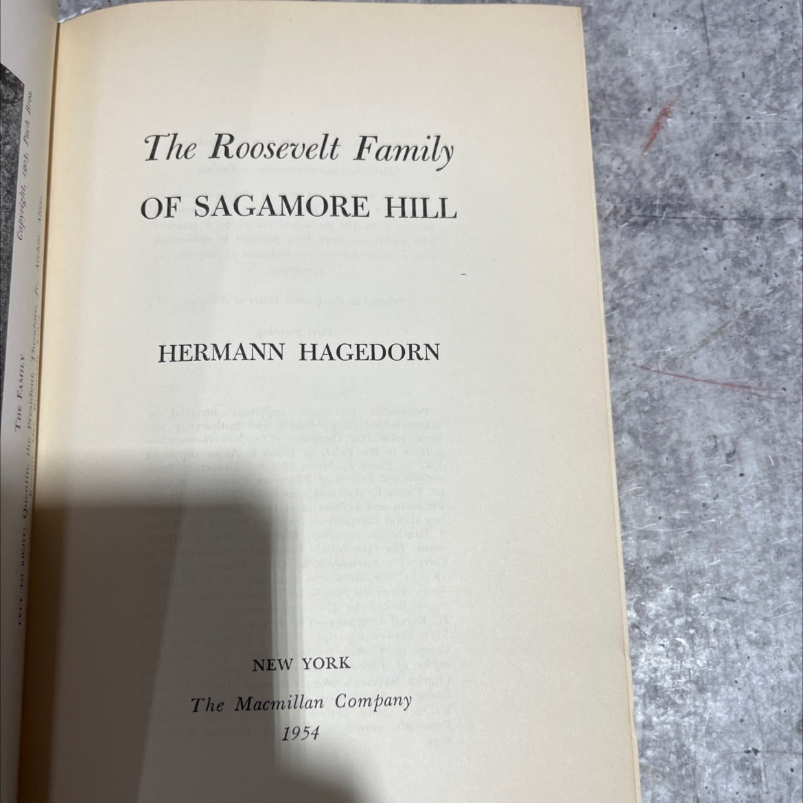 the family book, by hermann hagedorn, 1954 Hardcover image 2