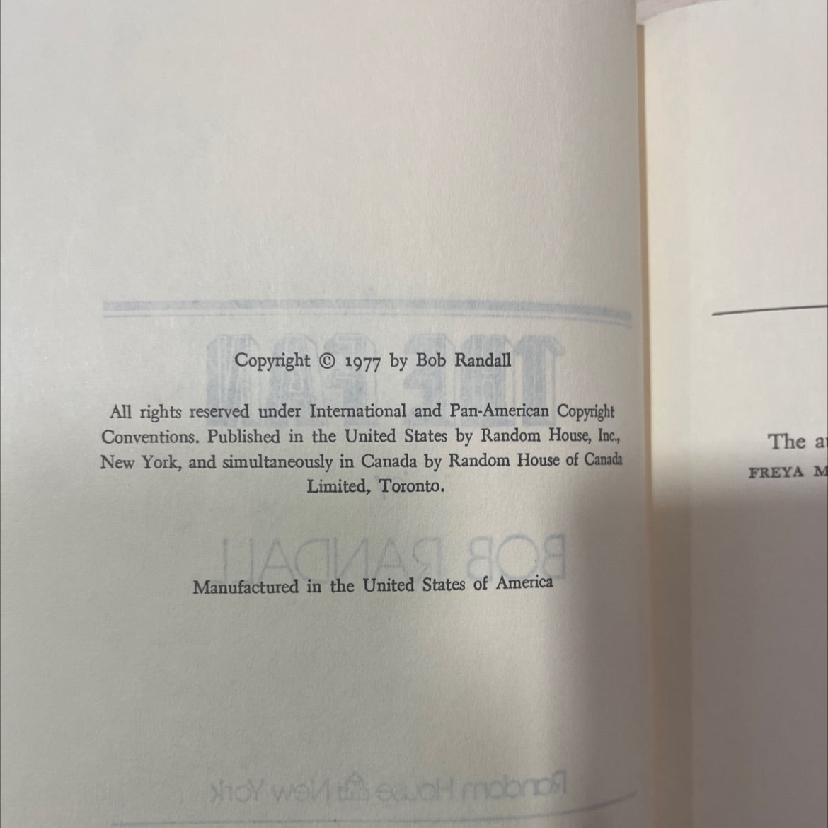 the fan book, by bob randall, 1977 Hardcover, Vintage image 3