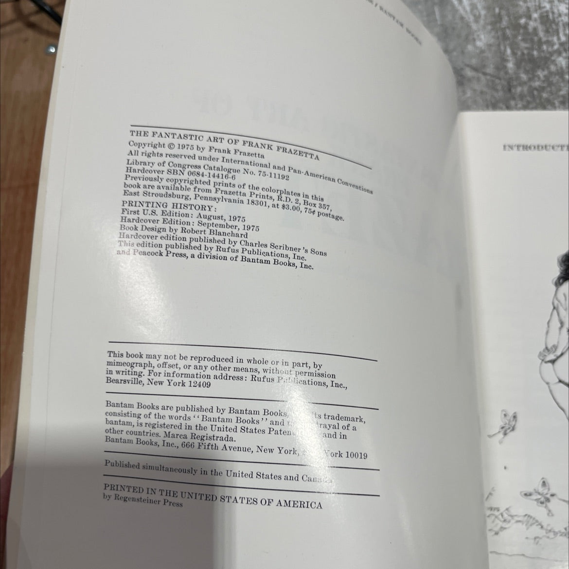 the fantastic art of frank frazetta book, by frank frazetta, 1975 Paperback image 3