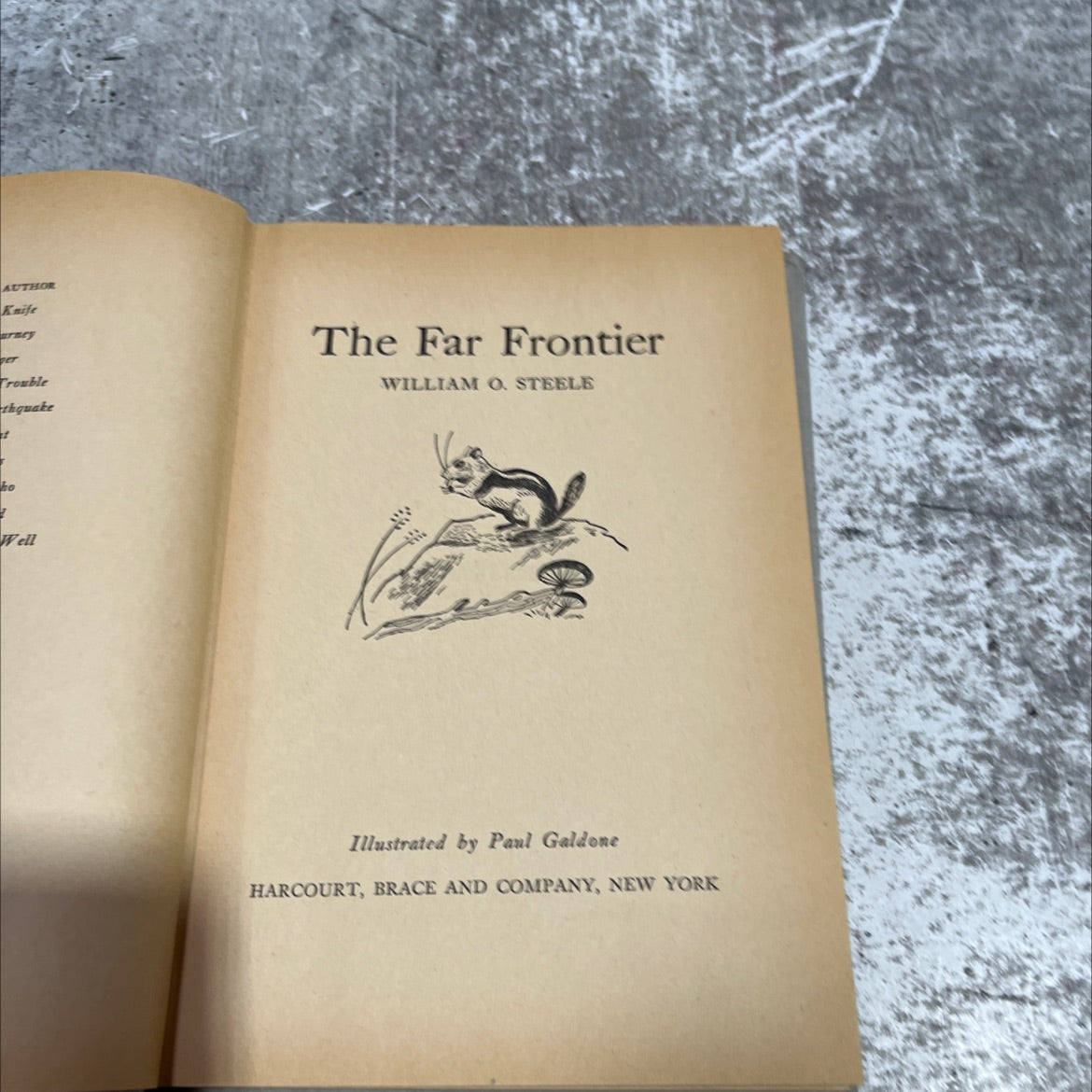 the far frontier book, by william o. steele, 1959 Hardcover image 2