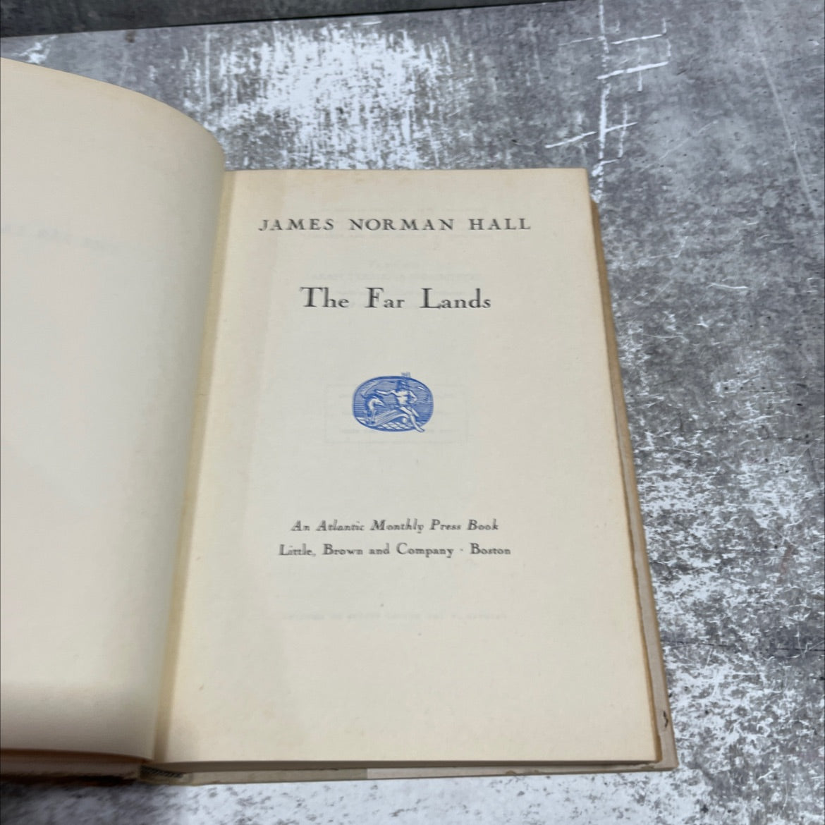 the far lands book, by james norman hall, 1950 Hardcover image 2