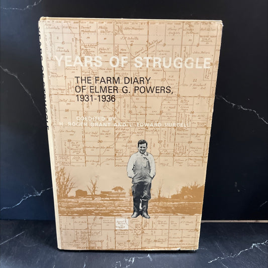 the farm diary of coedited by years of struggle book, by elmer g. powers, 1976 Hardcover image 1