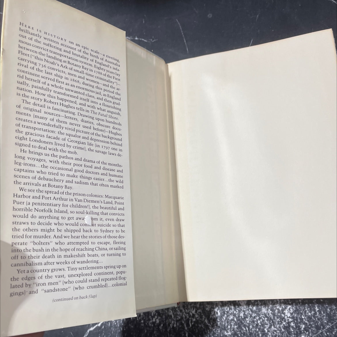 the fatal shore book, by Robert Hughes, 1987 Hardcover image 4