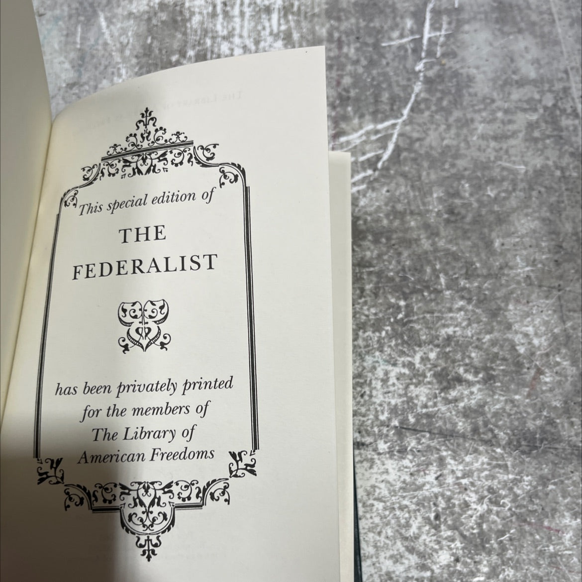 the federalist book, by unknown, 2000 Leather image 2