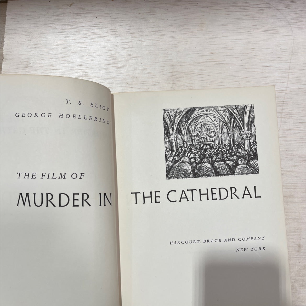 the film of murder in the cathedral book, by t. s. eliot, 1952 Hardcover, Vintage image 2
