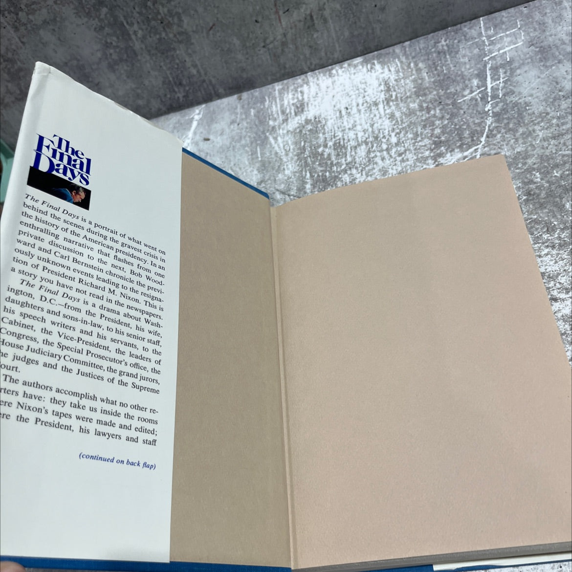 the final days book, by Bob Woodward, Carl Bernstein, 1976 Hardcover image 4