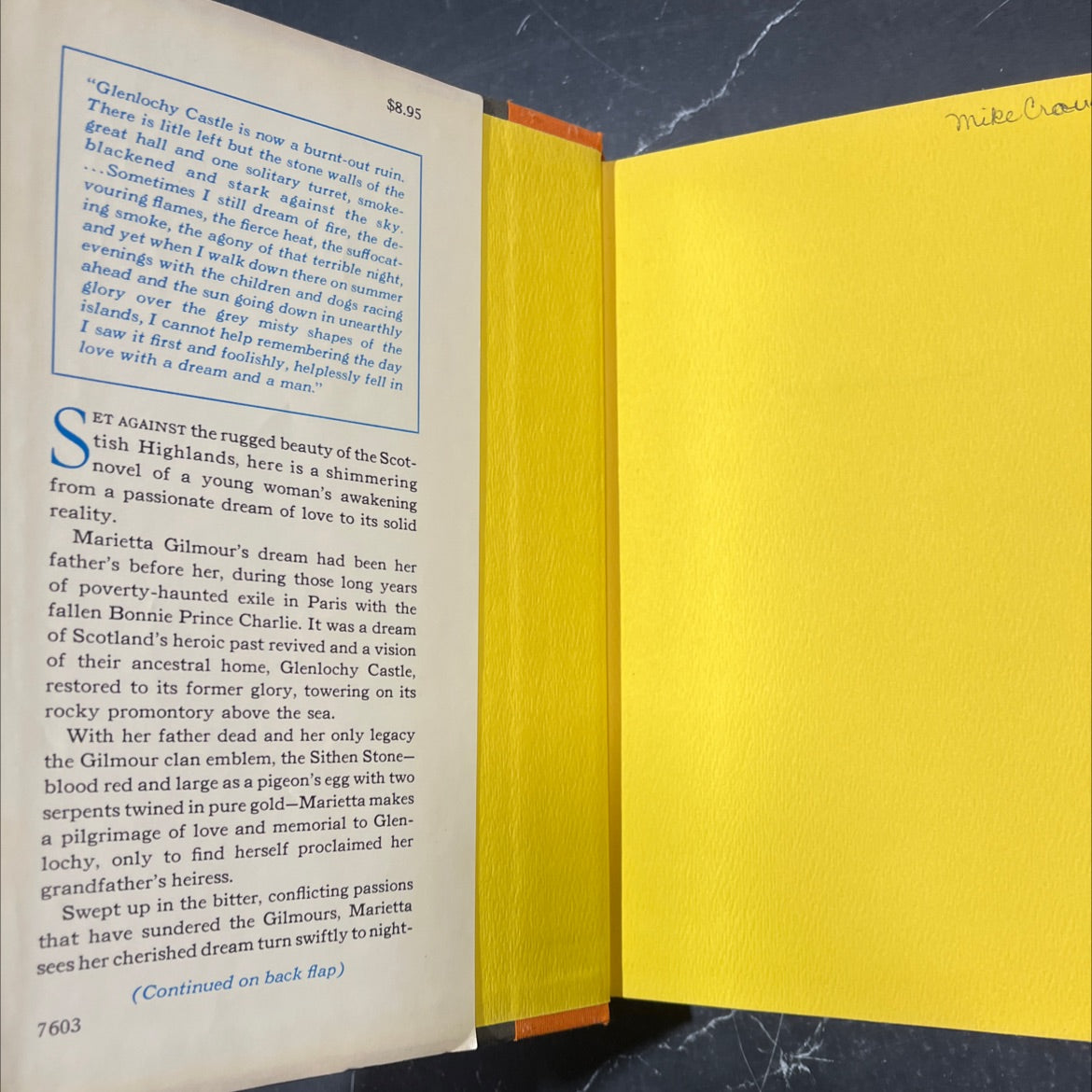 the fires of glenlochy book, by Constance Heaven, 1976 Hardcover image 4