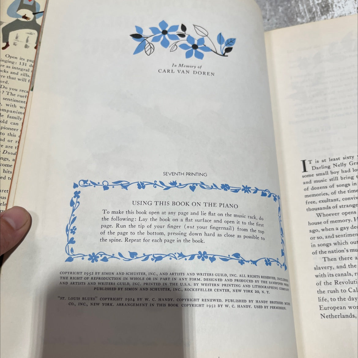the fireside book of favorite american songs book, by margaret bradford boni, 1952 Hardcover image 3