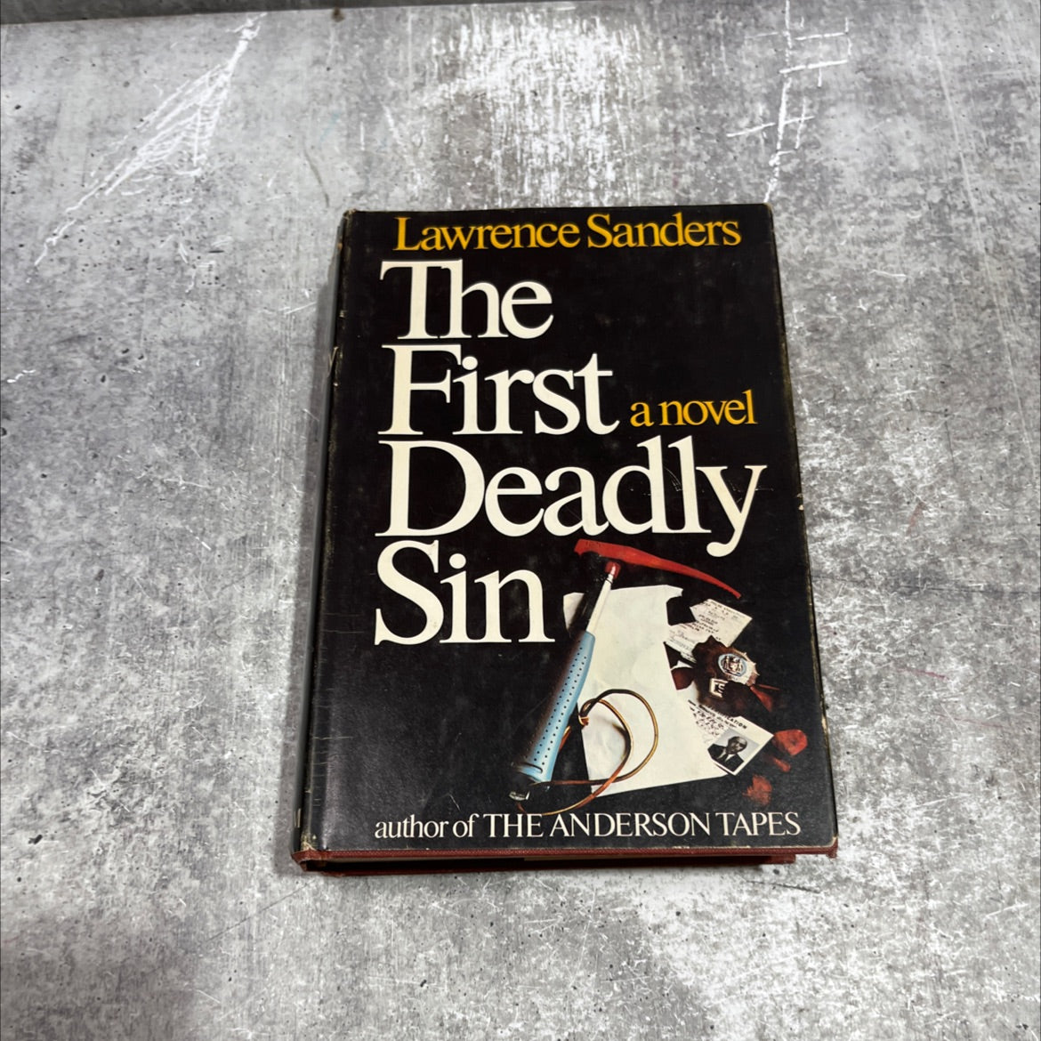 the first deadly sin book, by lawrence sanders, 1973 Hardcover image 1