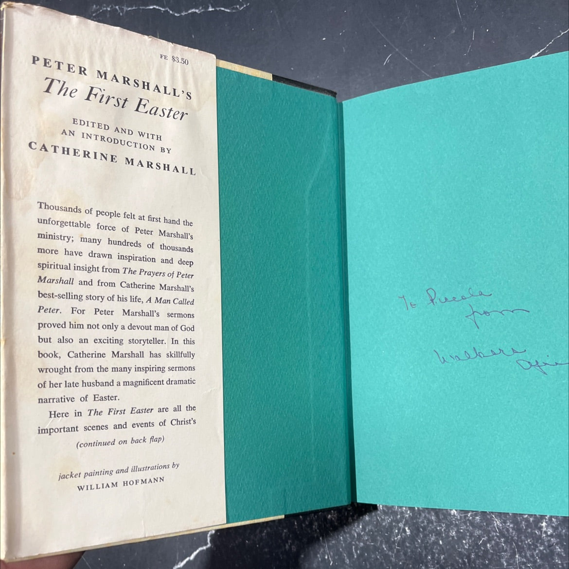 the first easter book, by peter marshall, 1959 Hardcover image 4