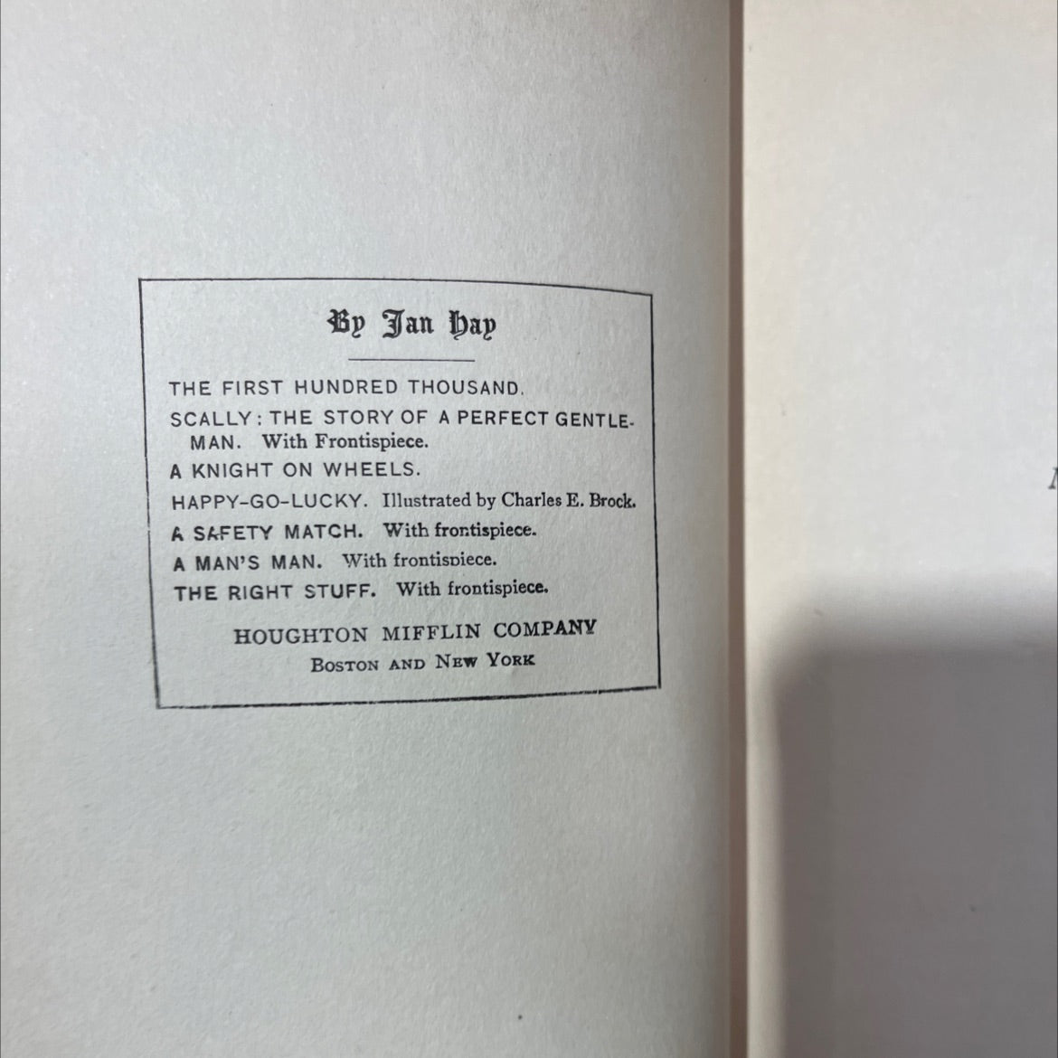 the first hundred thousand being the unofficial chronicle of a unit of k (1) book, by ian hay, 1916 Hardcover image 3